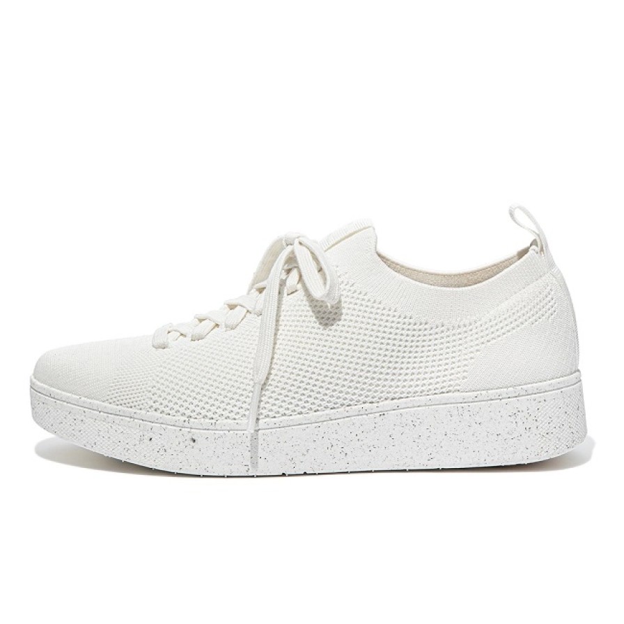 Femme FitFlop | Baskets Fitflop Women Rally E01 Sneaker Knit Cream