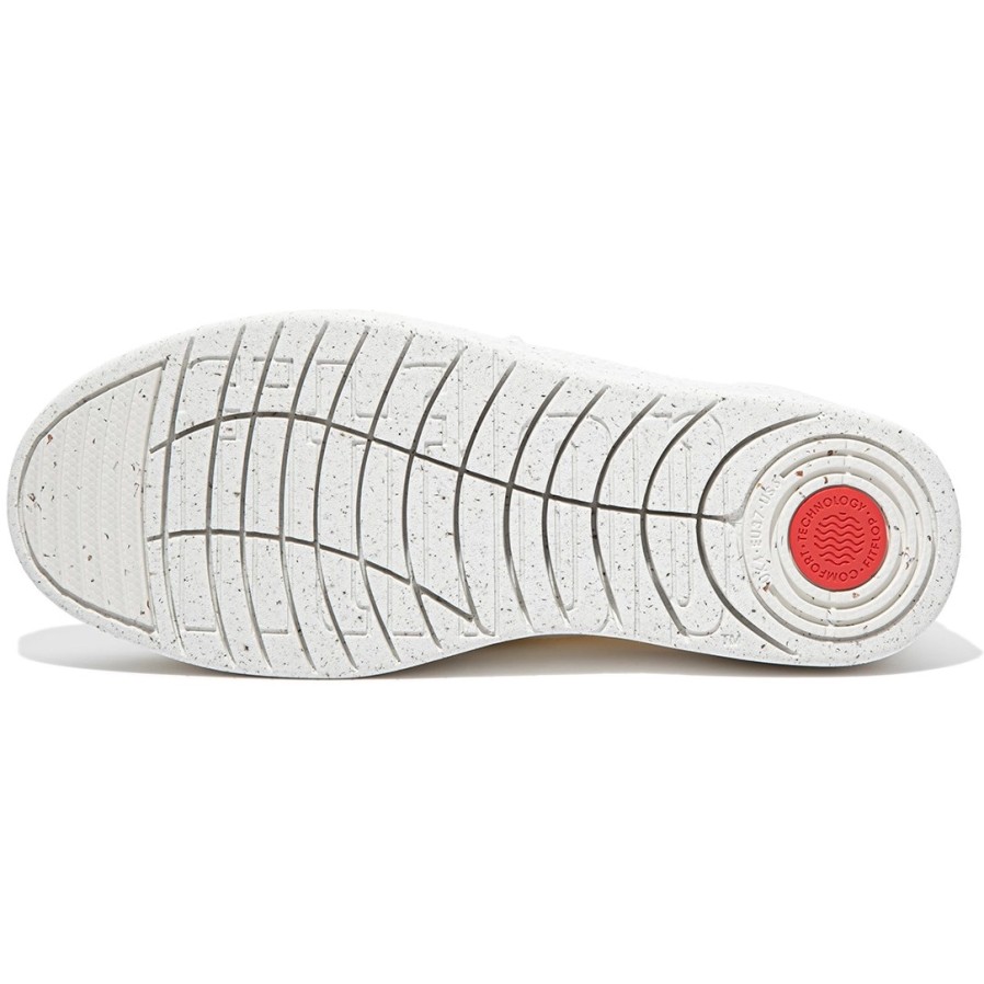 Femme FitFlop | Baskets Fitflop Women Rally E01 Sneaker Knit Cream