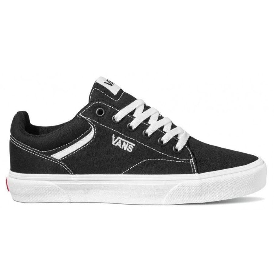 Enfant Vans | Baskets Vans Youth Seldan Canvas Black White