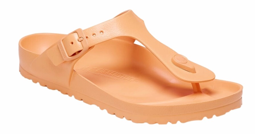 Homme Birkenstock | Tongs Birkenstock Unisexe Gizeh Eva Papaya Regular