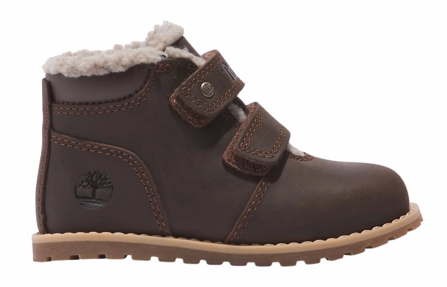 Enfant Timberland | Boots Timberland Enfant Pokey Pine Warm Lined H&L Dark Brown