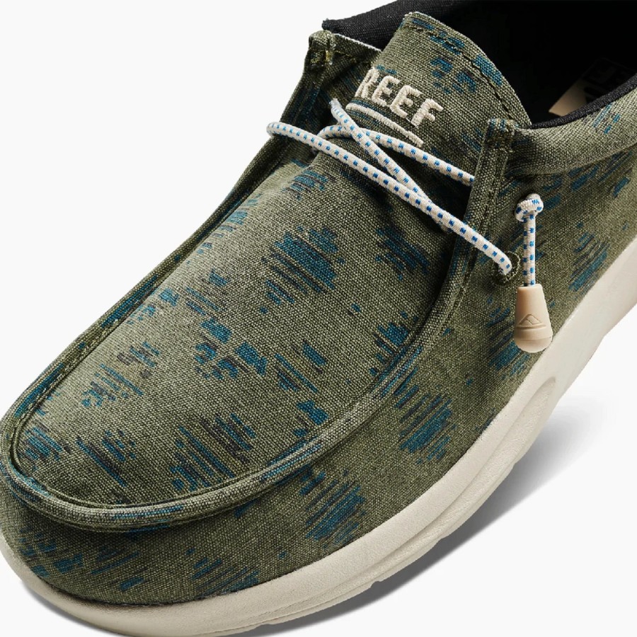 Homme Reef | Chaussures A Lacets Reef Men Cushion Coast Tx Sedona Olive