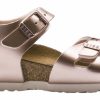 Enfant Birkenstock | Sandales Birkenstock Enfant Rio Bf Electric Metallic Copper Narrow