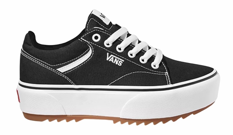 Femme Vans | Baskets Vans Femme Seldan Plateforme St Canvas Black