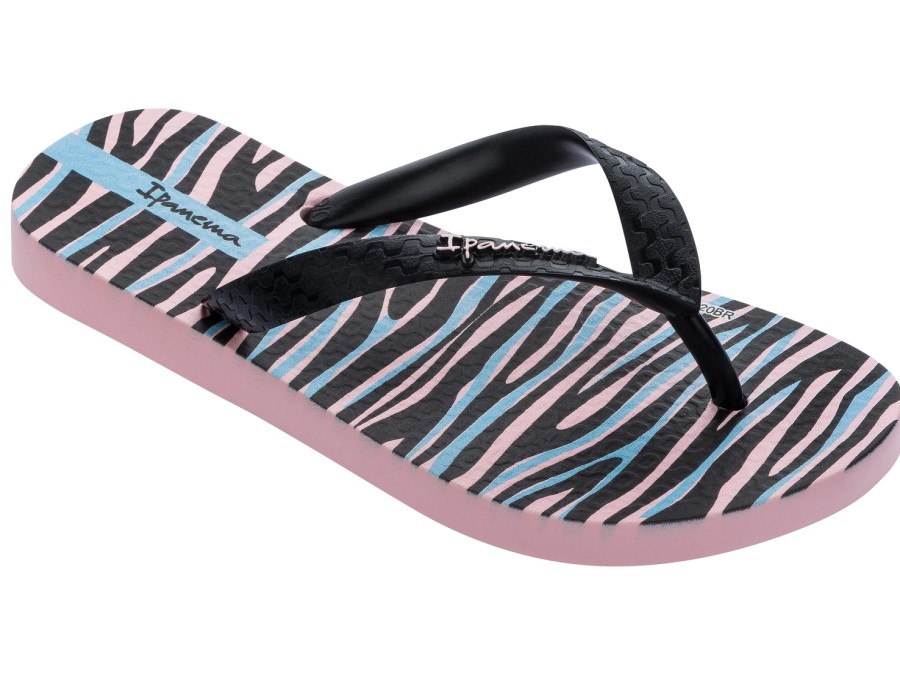 Enfant Ipanema | Tongs Ipanema Kids Temas Kids Pink Black