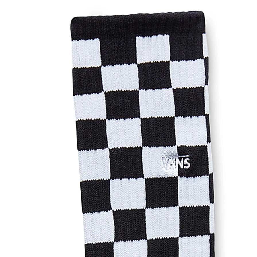 Accessoires Vans | Chaussettes Vans Homme Checkerboard Crew Ii Black White Check