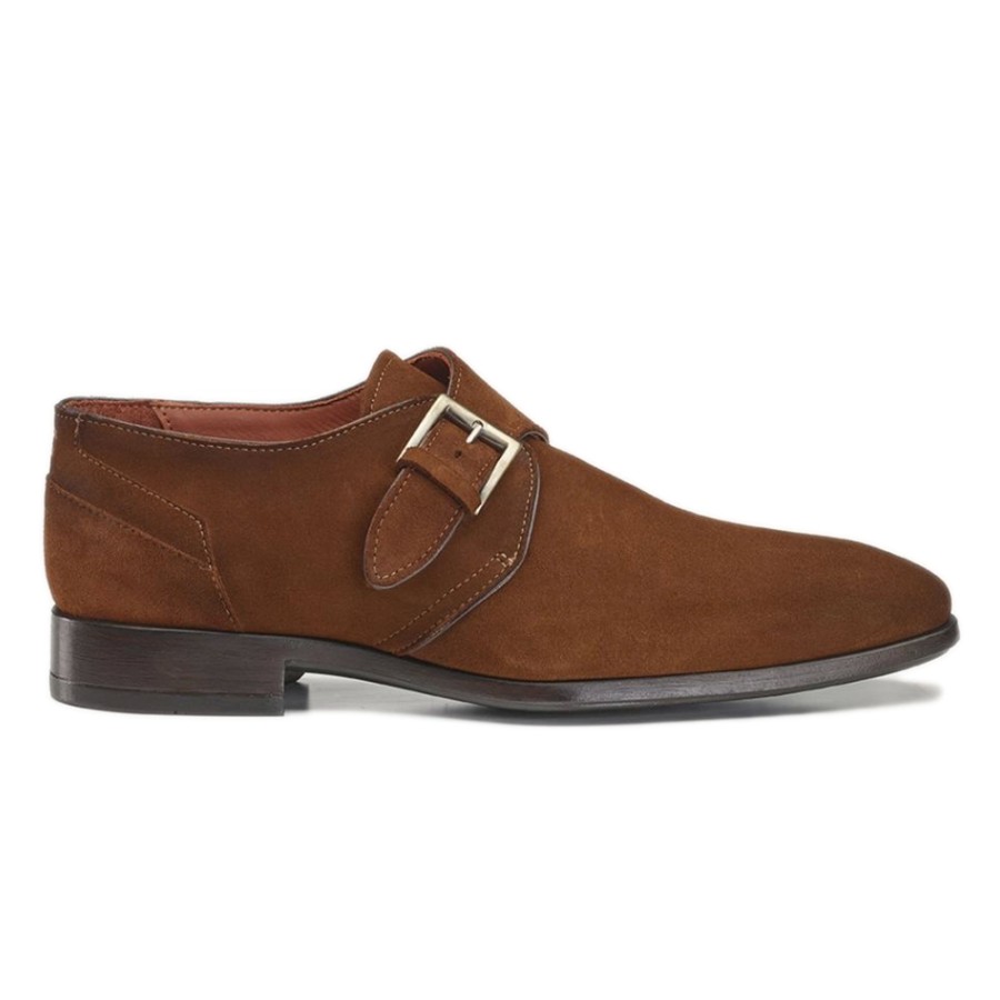 Homme Greve | Chaussures De Ville Greve Ribolla 3003 Gesp Brulee Velvet