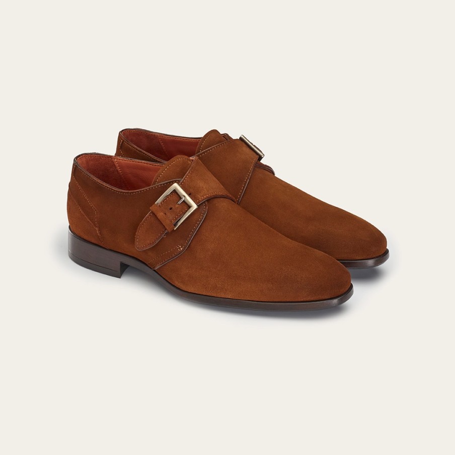 Homme Greve | Chaussures De Ville Greve Ribolla 3003 Gesp Brulee Velvet