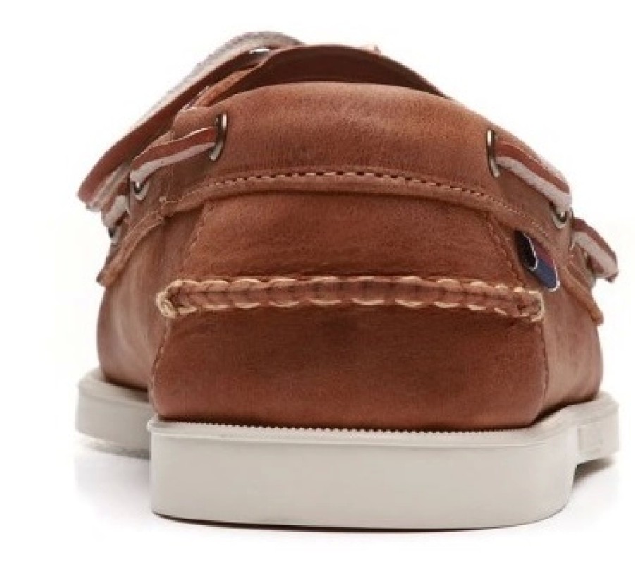 Homme Sebago | Chaussures Bateau Sebago Men Docksides Portland Crazy H Brown Tan