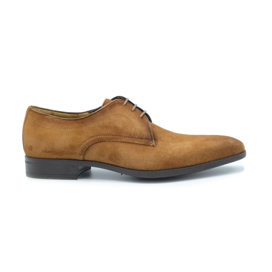 Homme Giorgio | Chaussures A Lacets Giorgio He38202 Amalfi Cognac