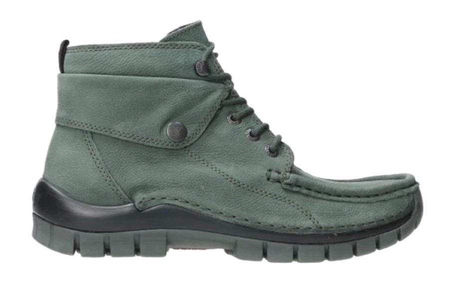 Femme Wolky | Bottines Wolky Femme Jump Hiver Sage Green