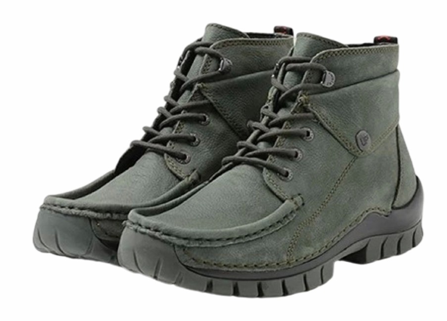 Femme Wolky | Bottines Wolky Femme Jump Hiver Sage Green