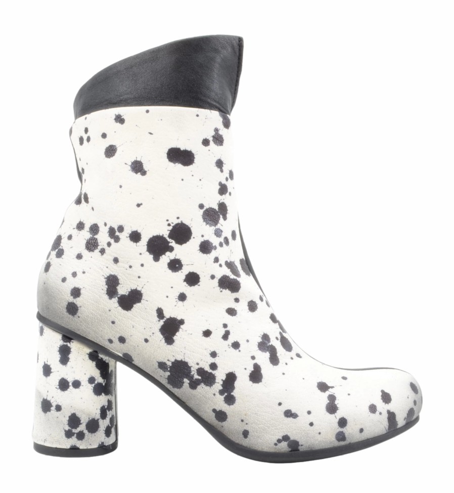 Femme Papucei | Bottes Papucei Spatter Blanc Black