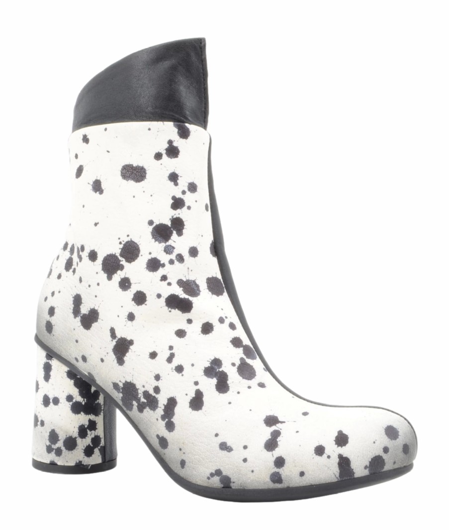 Femme Papucei | Bottes Papucei Spatter Blanc Black