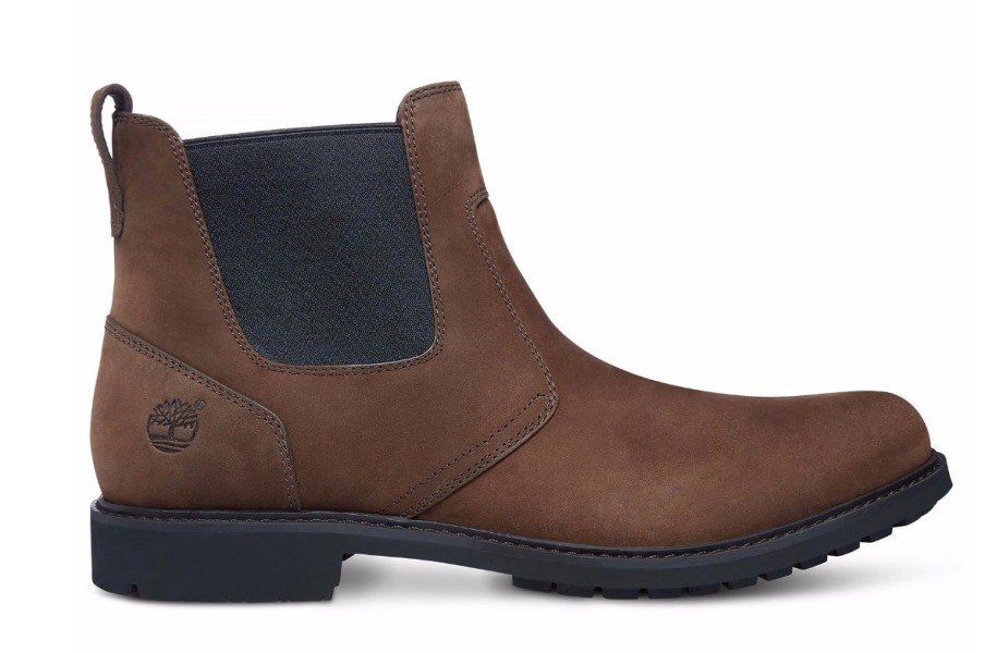 Homme Timberland | Timberland Men Stormbuck Chelsea Dark Brown