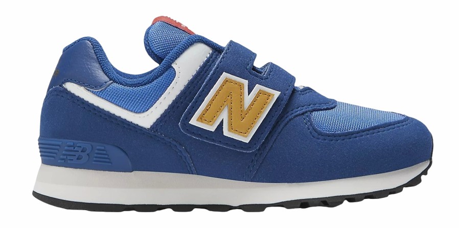 Enfant New Balance | Baskets New Balance Enfant Pv574 Hbg Night Sky Gold Fusion