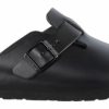 Femme Birkenstock | Sabot Birkenstock Boston Regular Cuir Noir