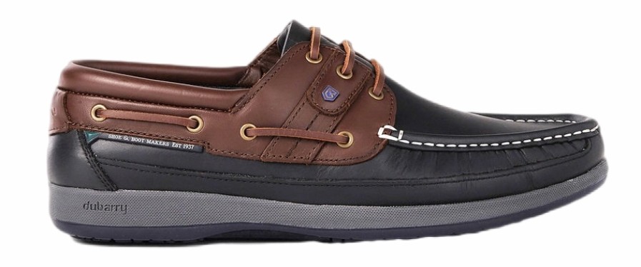 Homme Dubarry | Chaussures Bateau Dubarry Homme Atlantic Navy Mahogany