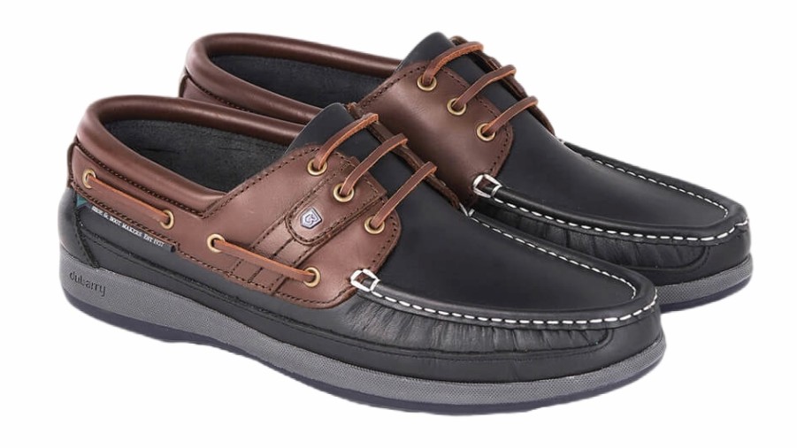 Homme Dubarry | Chaussures Bateau Dubarry Homme Atlantic Navy Mahogany