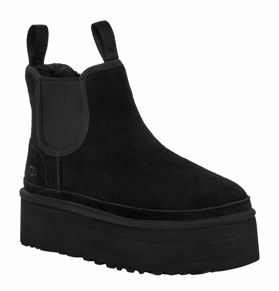 Femme UGG | Bottes Ugg Femme Neumel Platform Chelsea Black