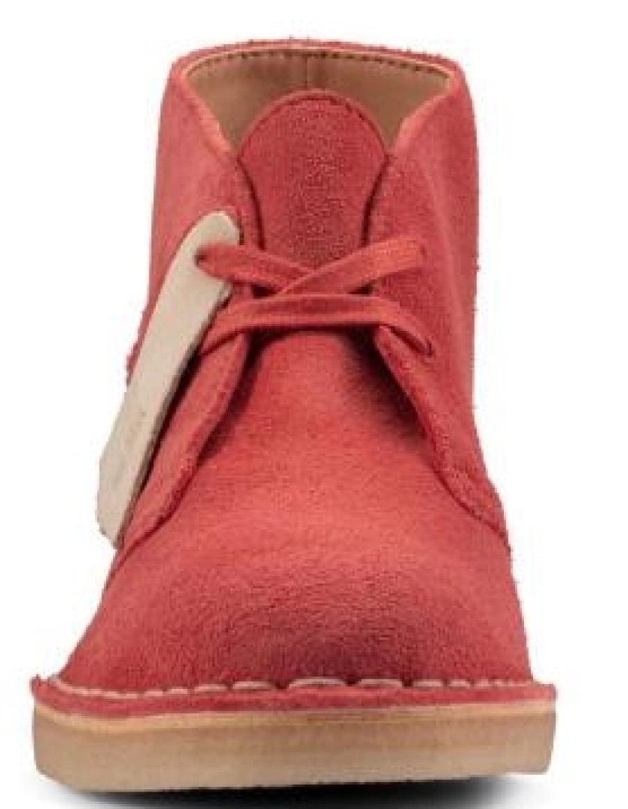 Femme Clarks Originals | Chaussures Clarks Originals Femme Desert Boot Dark Blush Suede 2021