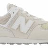 Enfant New Balance | Baskets New Balance Enfant Gc574 V1 Moonbeam Bone