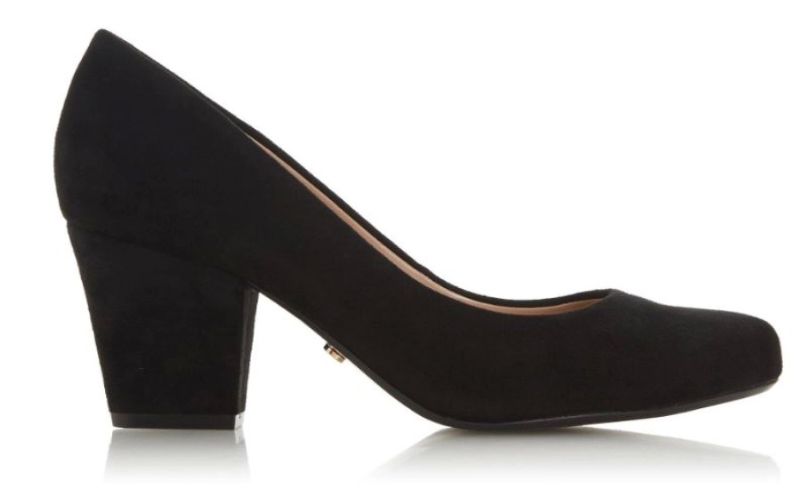 Femme Dune | Escarpins Dune Anthena Black Suede