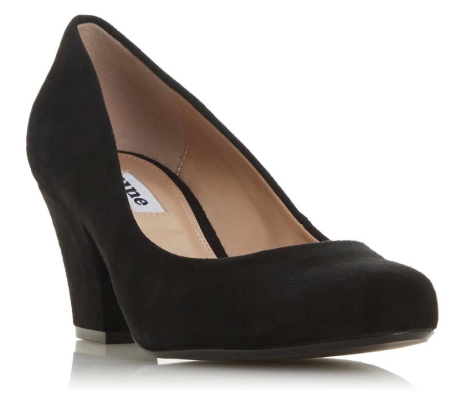 Femme Dune | Escarpins Dune Anthena Black Suede