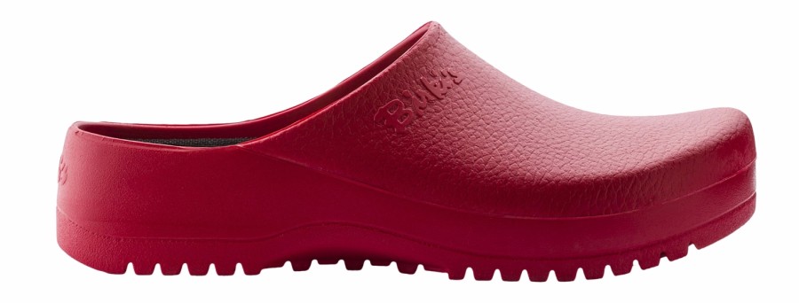 Homme Birkenstock | Sabots Birkenstock Unisexe Birki Super Rouge Regular