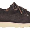 Homme Sebago | Chaussures Bateau Sebago Hommes Askookfield Suede Dark Brown