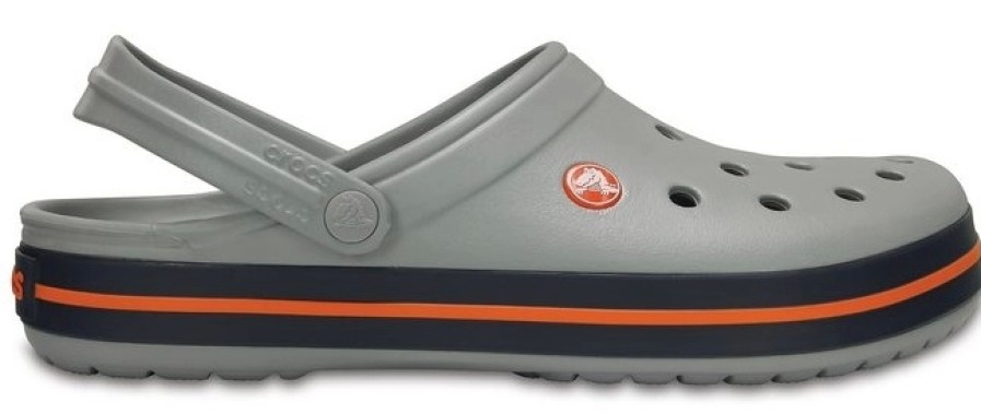 Femme Crocs | Sabot Crocs Crocband Light Gris Clair/Marine