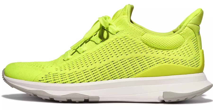 Femme FitFlop | Baskets Fitflop Women Vitamin Ffx Knit Sports Sneakers Electric Yellow