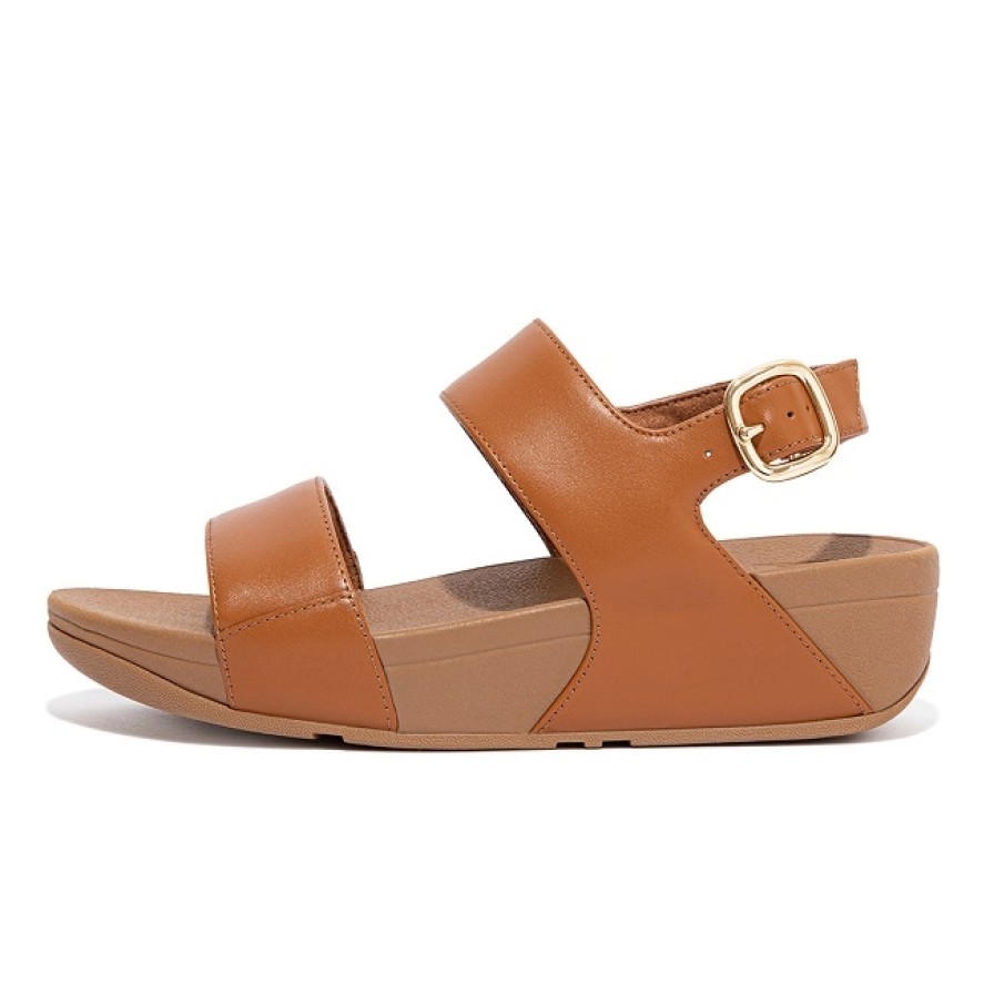 Femme FitFlop | Sandales Fitflop Women Lulu Sandal Leather Light Tan