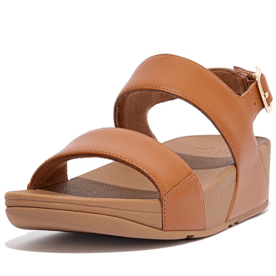 Femme FitFlop | Sandales Fitflop Women Lulu Sandal Leather Light Tan