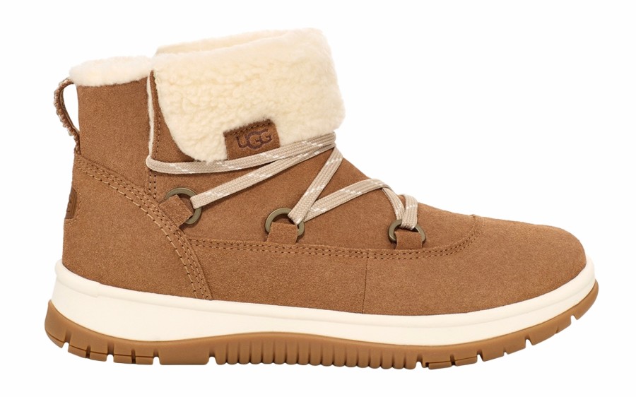 Femme UGG | Bottes Ugg Femme Lakesider Heritage Lace Chestnut