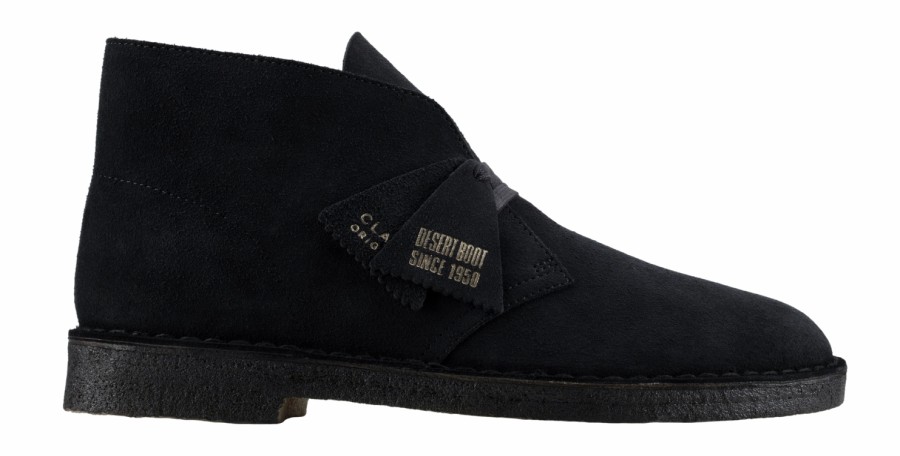 Homme Clarks Originals | Chaussures Clarks Originals Homme Desert Boot Navy Suede 2021