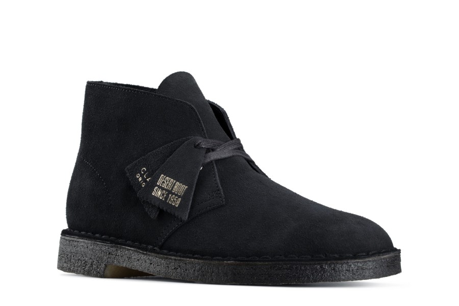 Homme Clarks Originals | Chaussures Clarks Originals Homme Desert Boot Navy Suede 2021