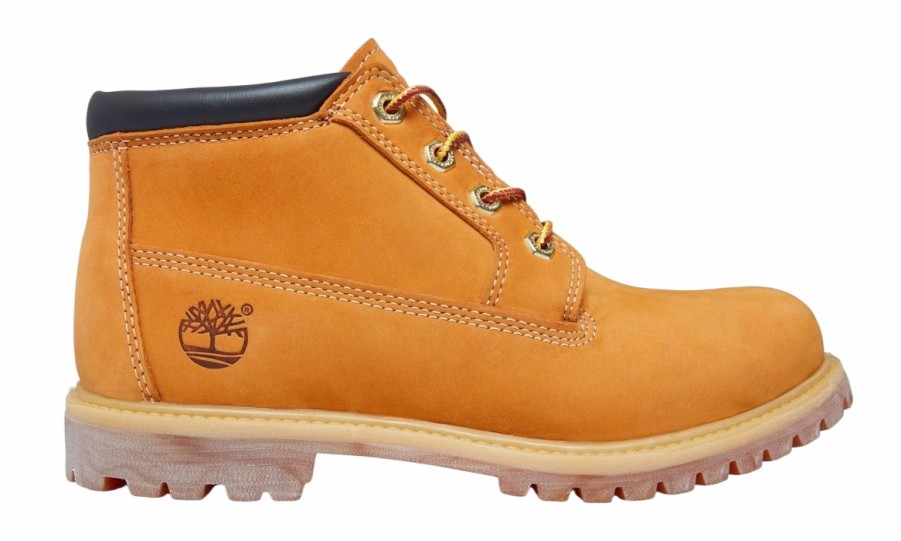 Femme Timberland | Timberland Women Nellie Chukka Double Wheat Nubuck With Black Collar