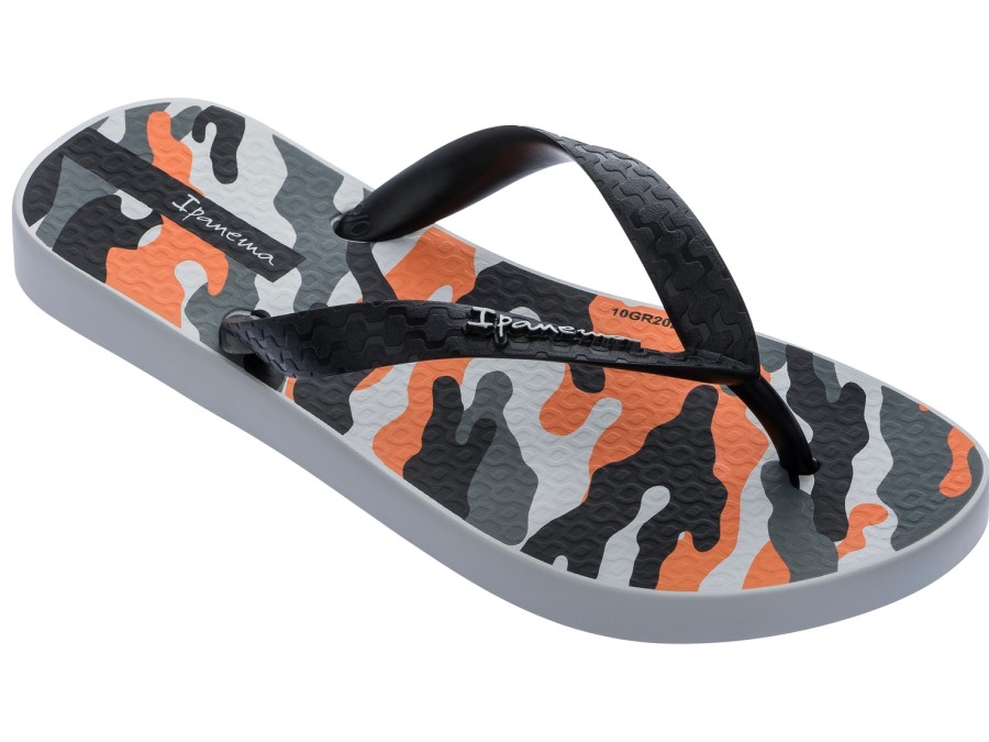 Enfant Ipanema | Tongs Ipanema Kids Classic Kids Grey Black Orange