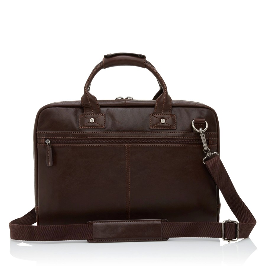 Accessoires Castelijn & Beerens | Sac D'Ordinateur Portable Castelijn & Beerens Firenze Mocca 15,6