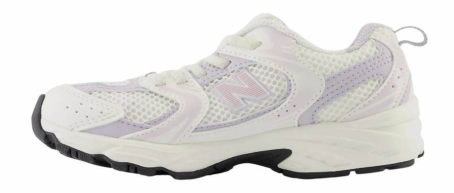 Enfant New Balance | Baskets New Balance Enfant Pz530 Zp Sea Salt Grey Violet