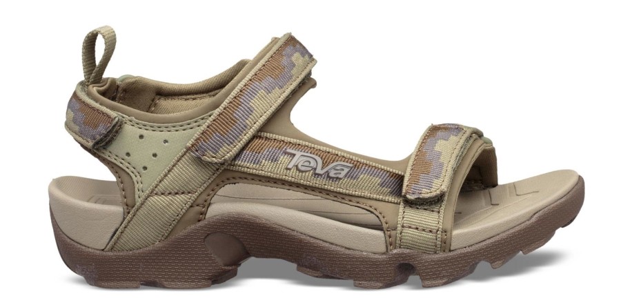 Enfant Teva | Sandales Teva Kids Tanza Steps Dark Olive