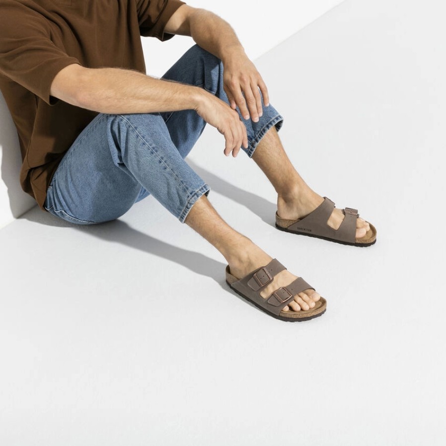 Homme Birkenstock | Sandales Birkenstock Unisexe Arizona Bf Mocca