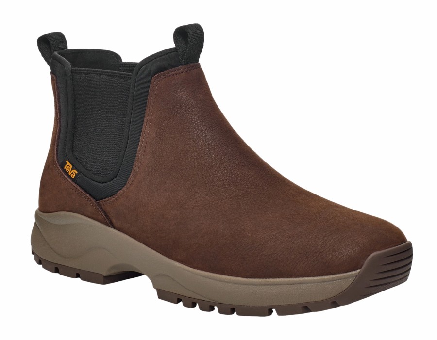 Homme Teva | Bottes Teva Men Tusayan Chelsea Chocolate Brown