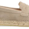 Femme Fred de la Bretoniere | Espadrilles Fred De La Bretoniere Femme Frs1045 Daim De Luxe Light Taupe