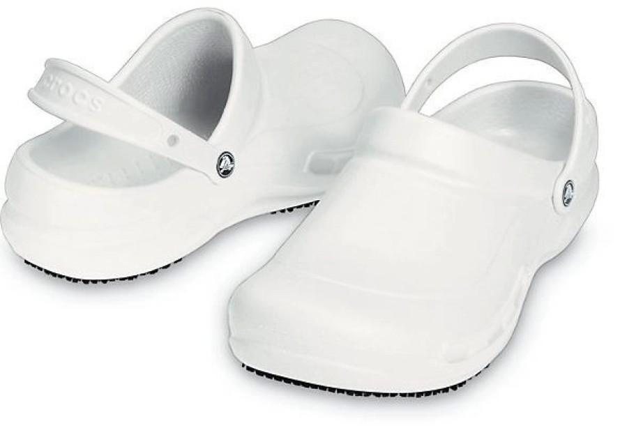 Femme Crocs | Sabot Medical Crocs Bistro Blanc