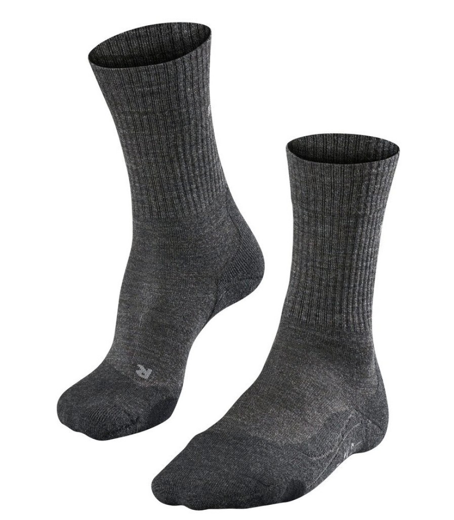 Accessoires Falke | Chaussettes De Randonnee Falke Women Tk2 Wool Smog