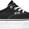 Femme Vans | Baskets Vans Femme Doheny Plateforme Canvas Black White