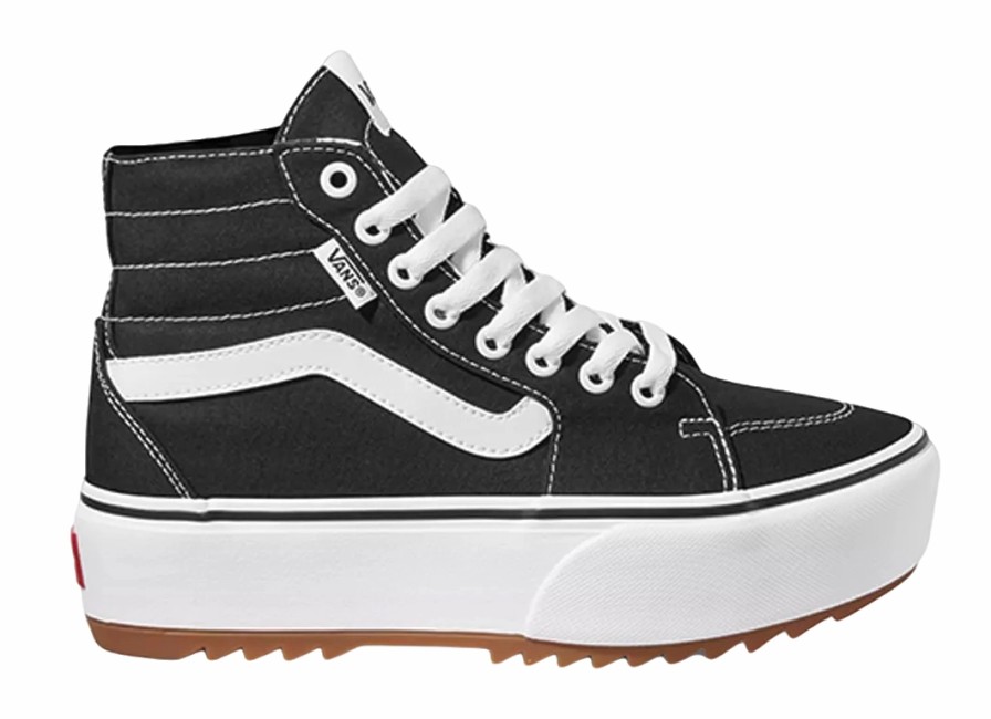 Femme Vans | Baskets Vans Femme Filmore Hi Tapered Platform St Toile Black