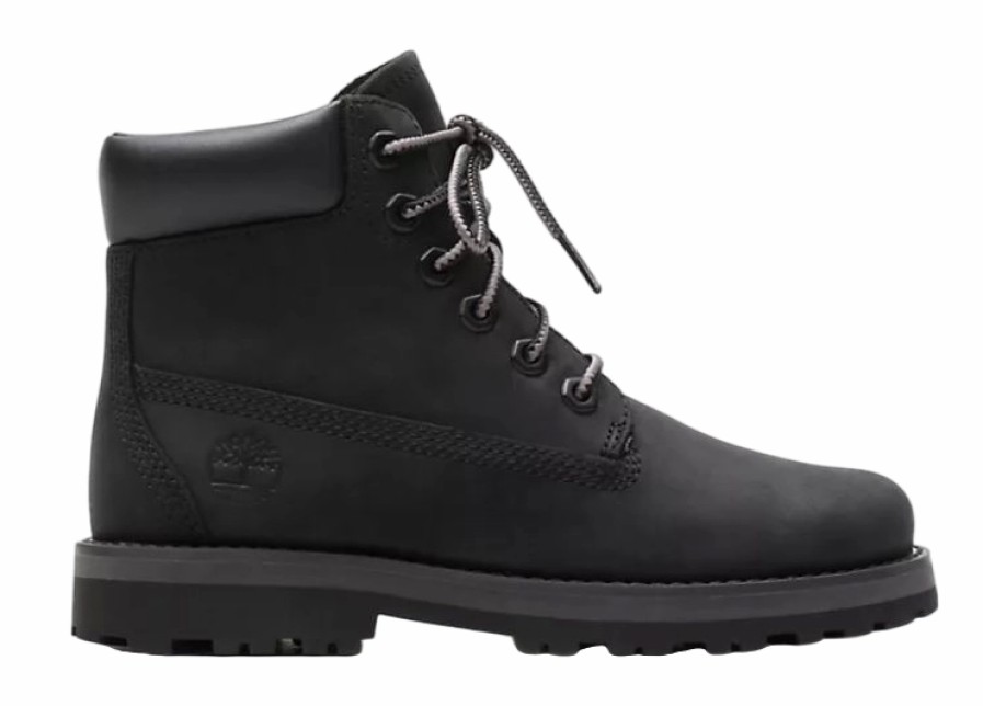 Enfant Timberland | Timberland Enfants Courma Kid Traditional 6 Inch Black Full Grain